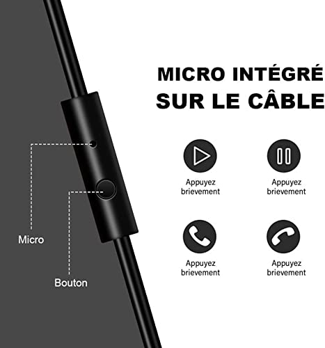 Detalle de OneOdio Pro-10, casque filaire DJ avec microphone, haut-parleurs 50 mm