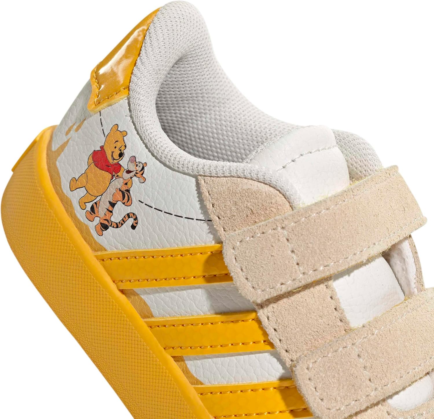Detalle 1 de adidas KI9176 Disney VL Court 3.0 babyschoenen, maat 27 EU, driekleurig