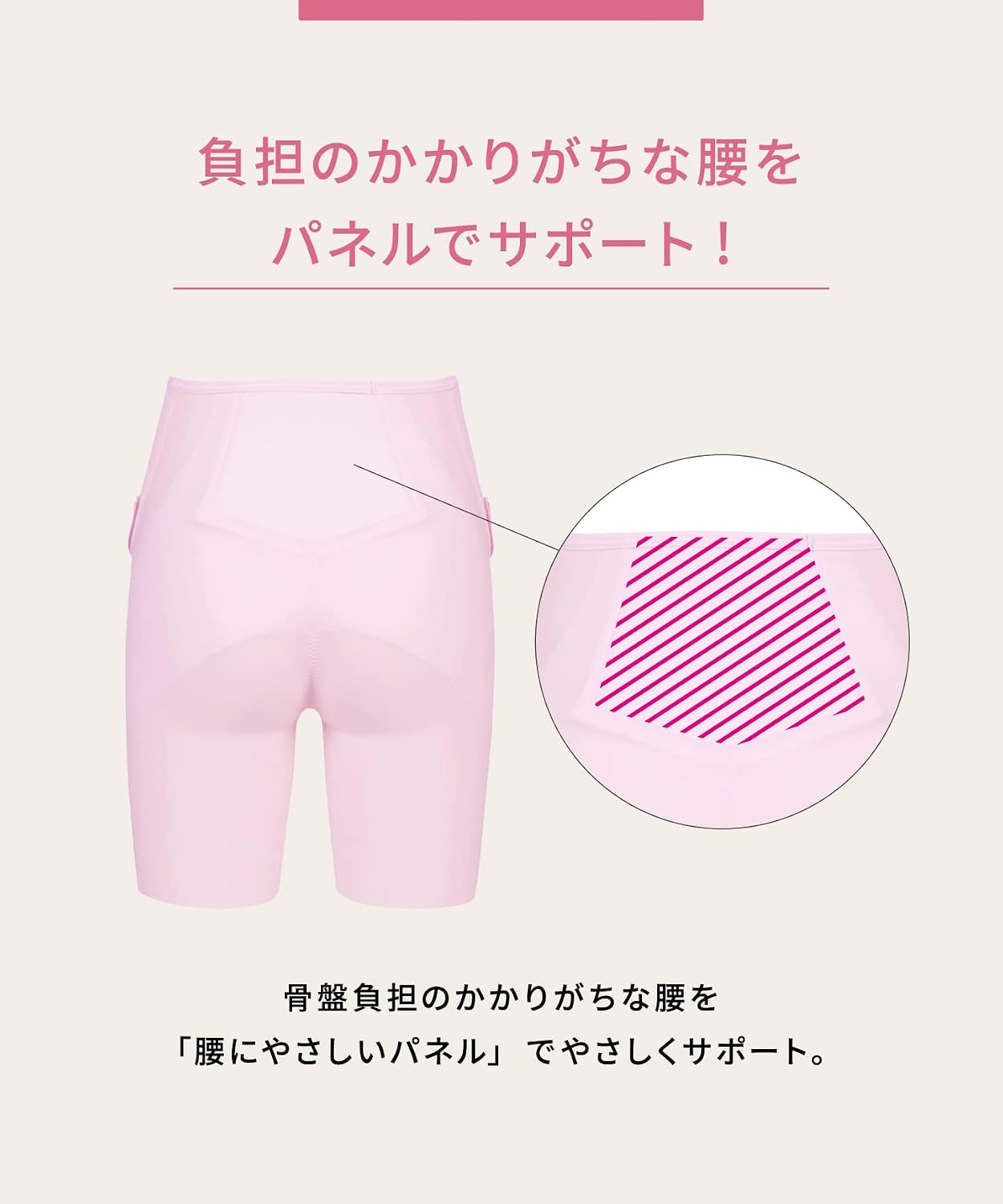 Detalle de ワコールマタニティ MGP235 妊婦帯 パンツタイプ おなか・腰サポート