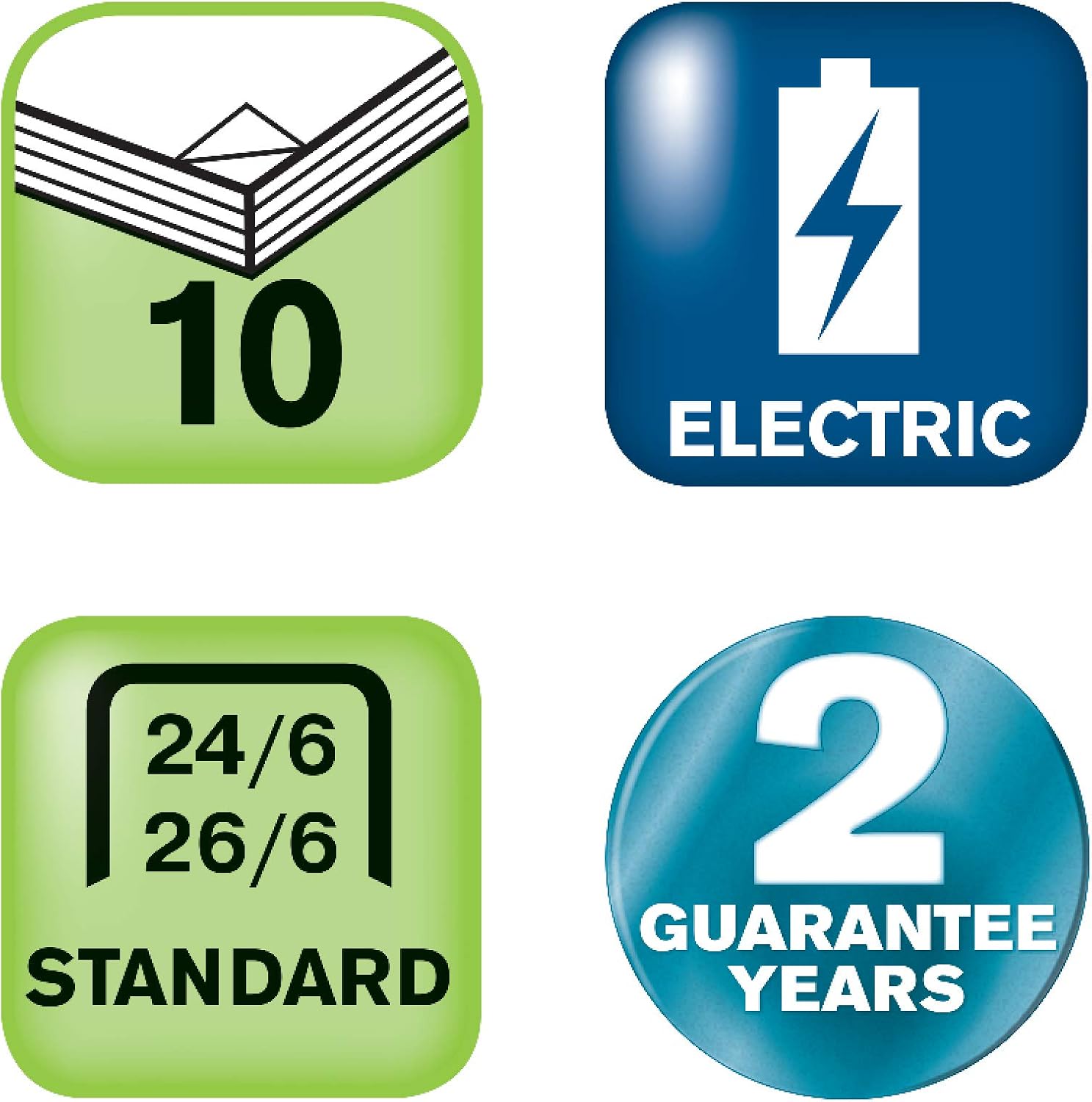 Thumbnail 3 de Rapid, Agrafeuse électrique Fixativ 10BX – alimentation par piles, jusqu’à 10 feuilles