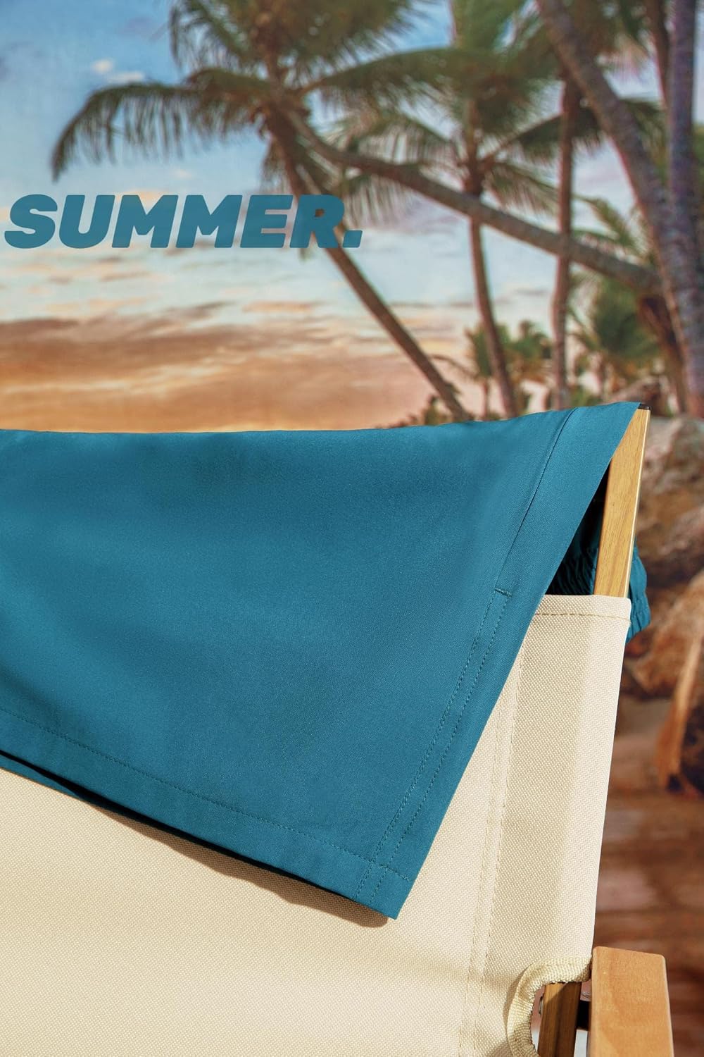 Detalle 1 de BRISIRA 5-Inch Swim Trunks with Compression Liner and Zipper Pockets