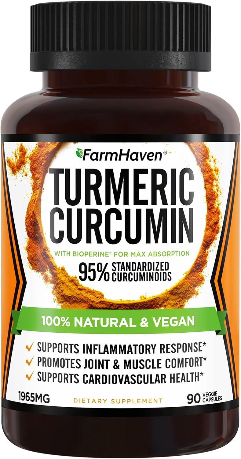 Detalle de FarmHaven Turmeric Supplement, 90 Veg Caps