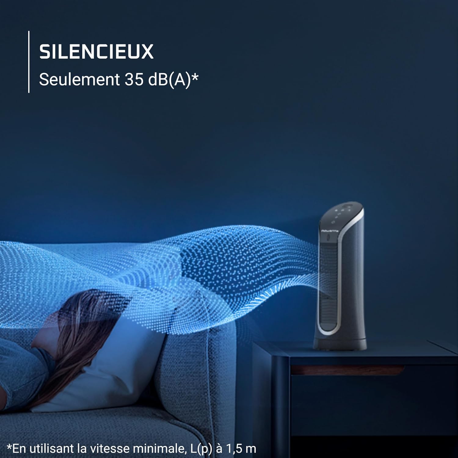 Thumbnail 3 de Rowenta Eole Compact VU6220F0 : ventilateur colonne silencieux et économe pour l’été