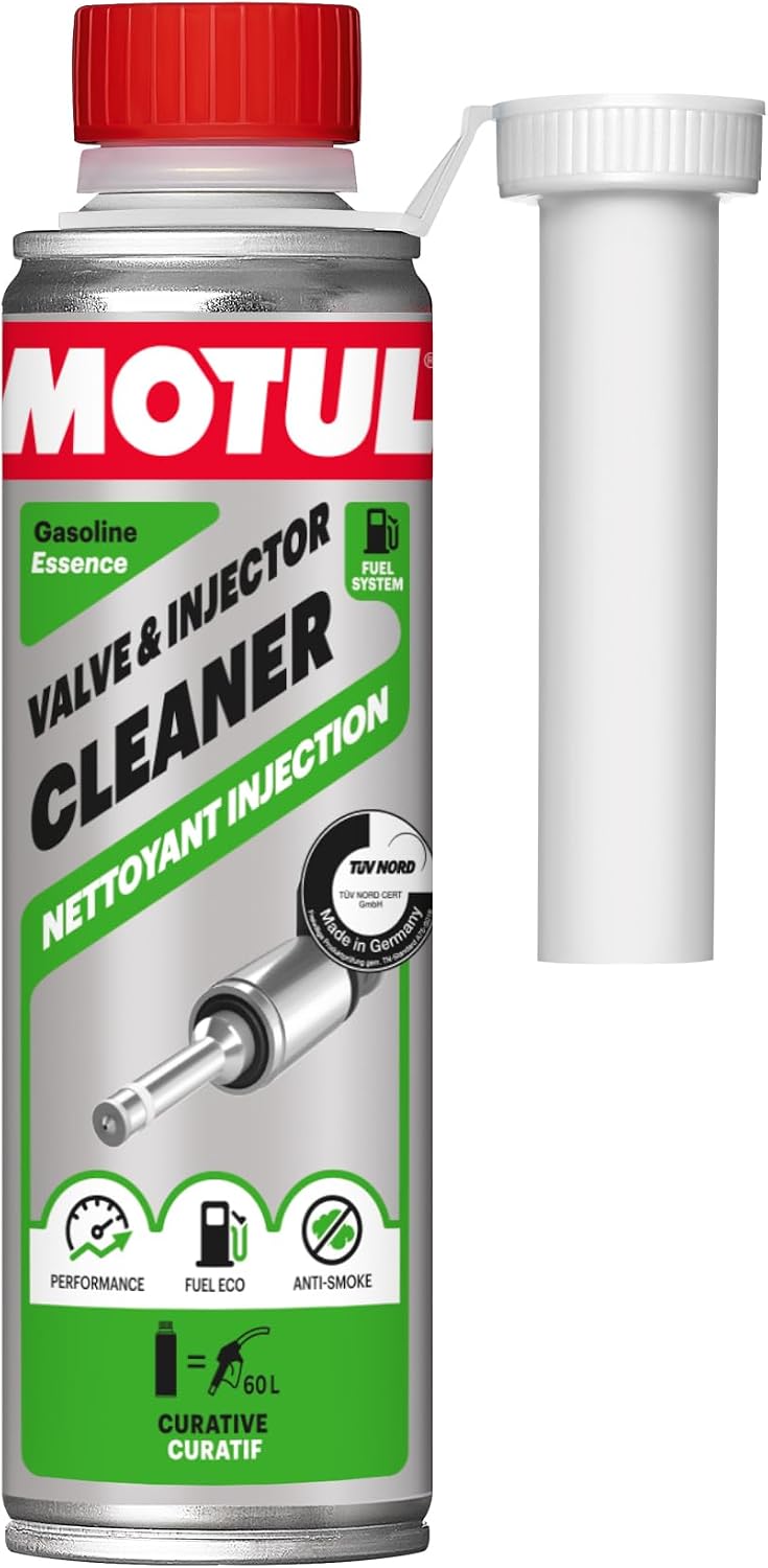 Motul Nettoyant Injection Essence « Injection Essence » – Additif curatif carburant 300 ml (valve & injector cleaner)