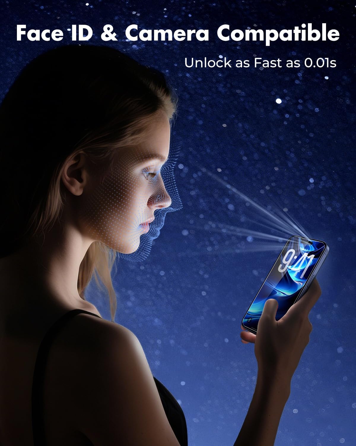 Thumbnail 5 de UNBREAKcable 2-Pack Tempered Glass Screen Protector for iPhone 17 Pro (Military-Grade, Case-Friendly, Easy Install Frame)