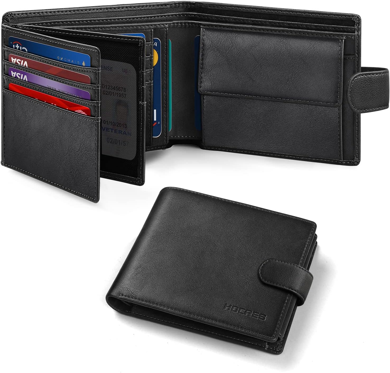 Detalle de HOCRES RFID wallet with 15 card slots