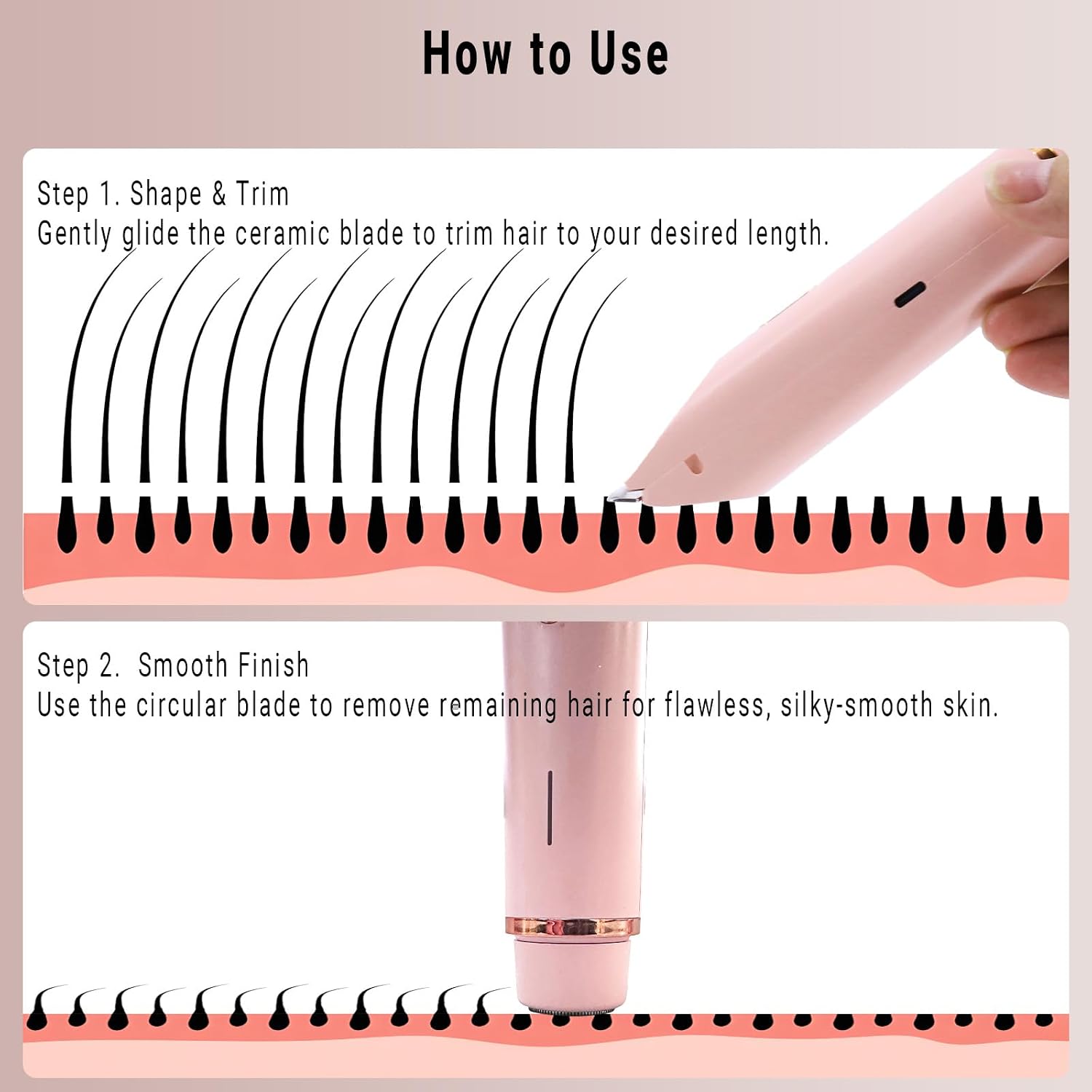 Detalle 2 de 2-in-1 Bikini Trimmer for Women by Fimoson