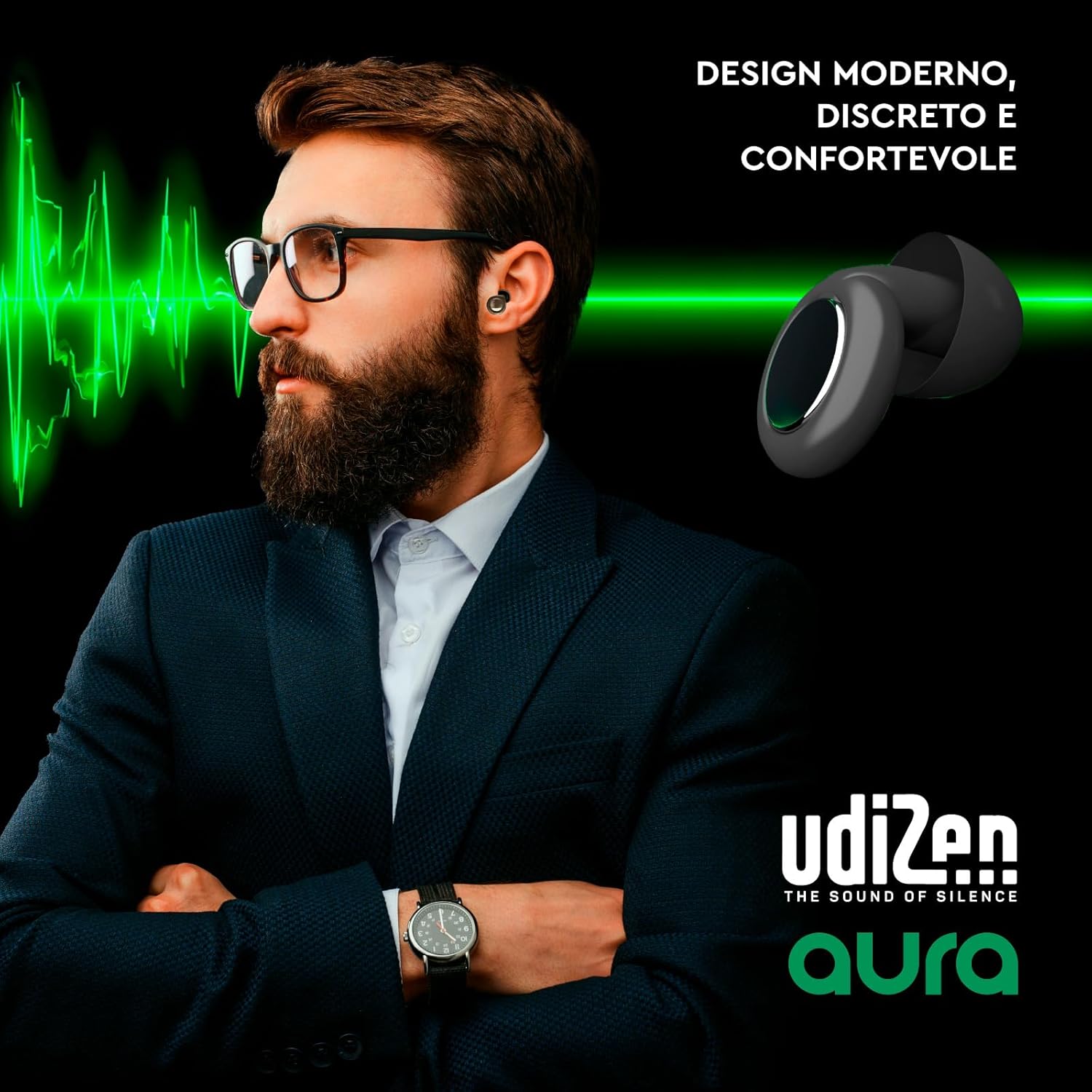 Thumbnail 5 de Tappi antirumore UdiZen -27dB Aura neri