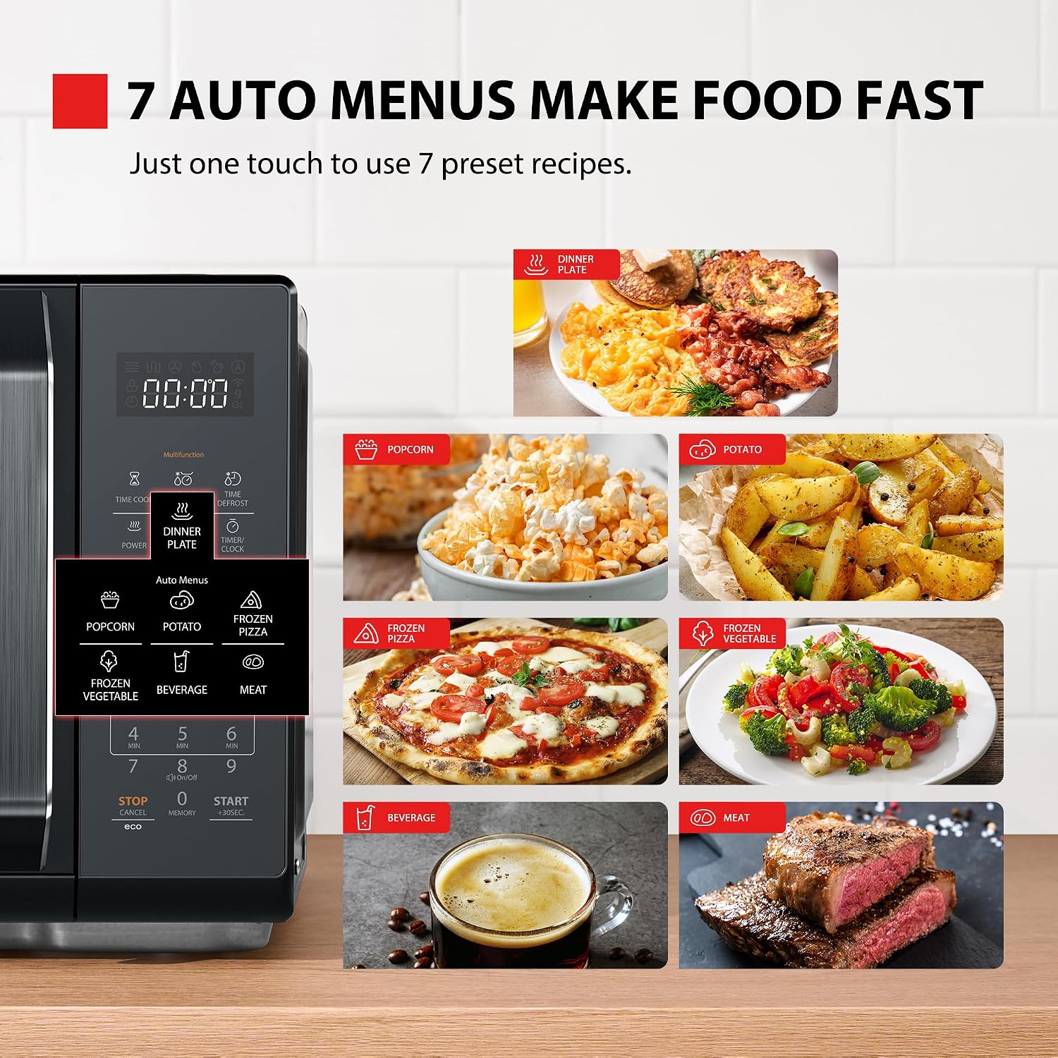 Thumbnail 4 de Toshiba MW3-EM23PF 23L 900W Microwave