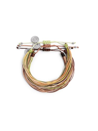 Detalle de SINGULARU Pulsera Mujer Pack 3 Pulseras Forest Rainbow Acero