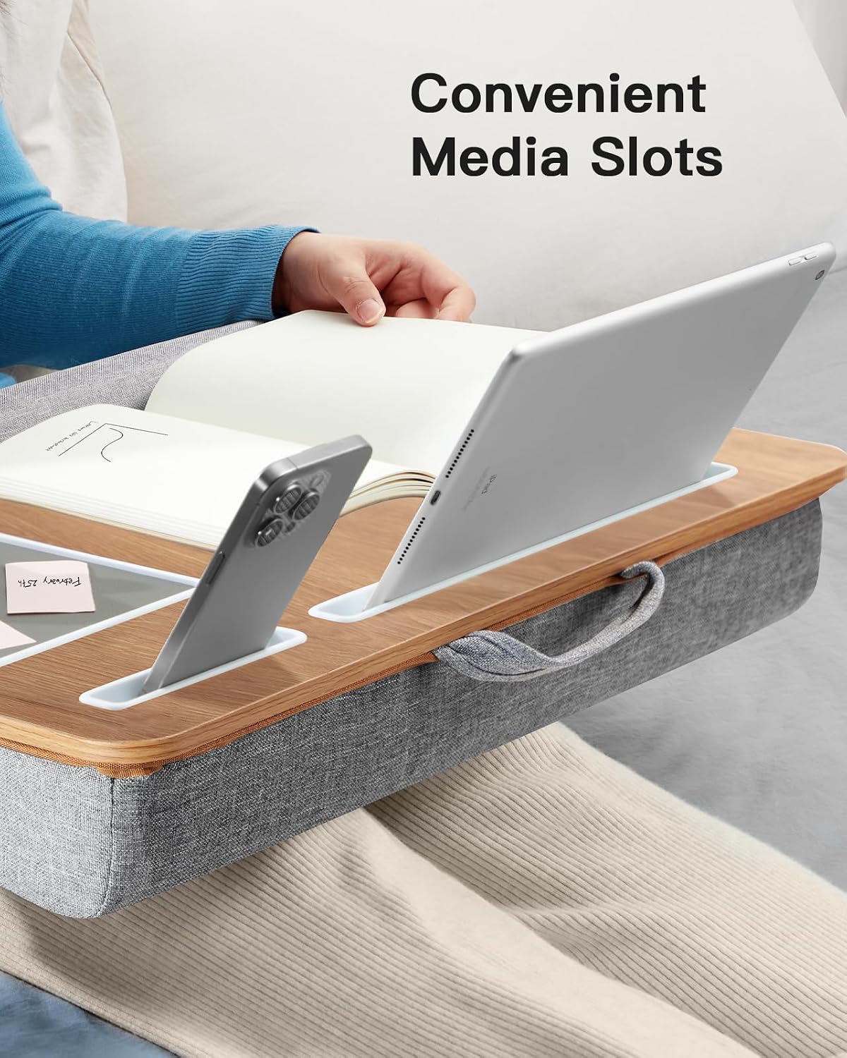 Thumbnail 6 de HUANUO Lap Desk, Woodgrain