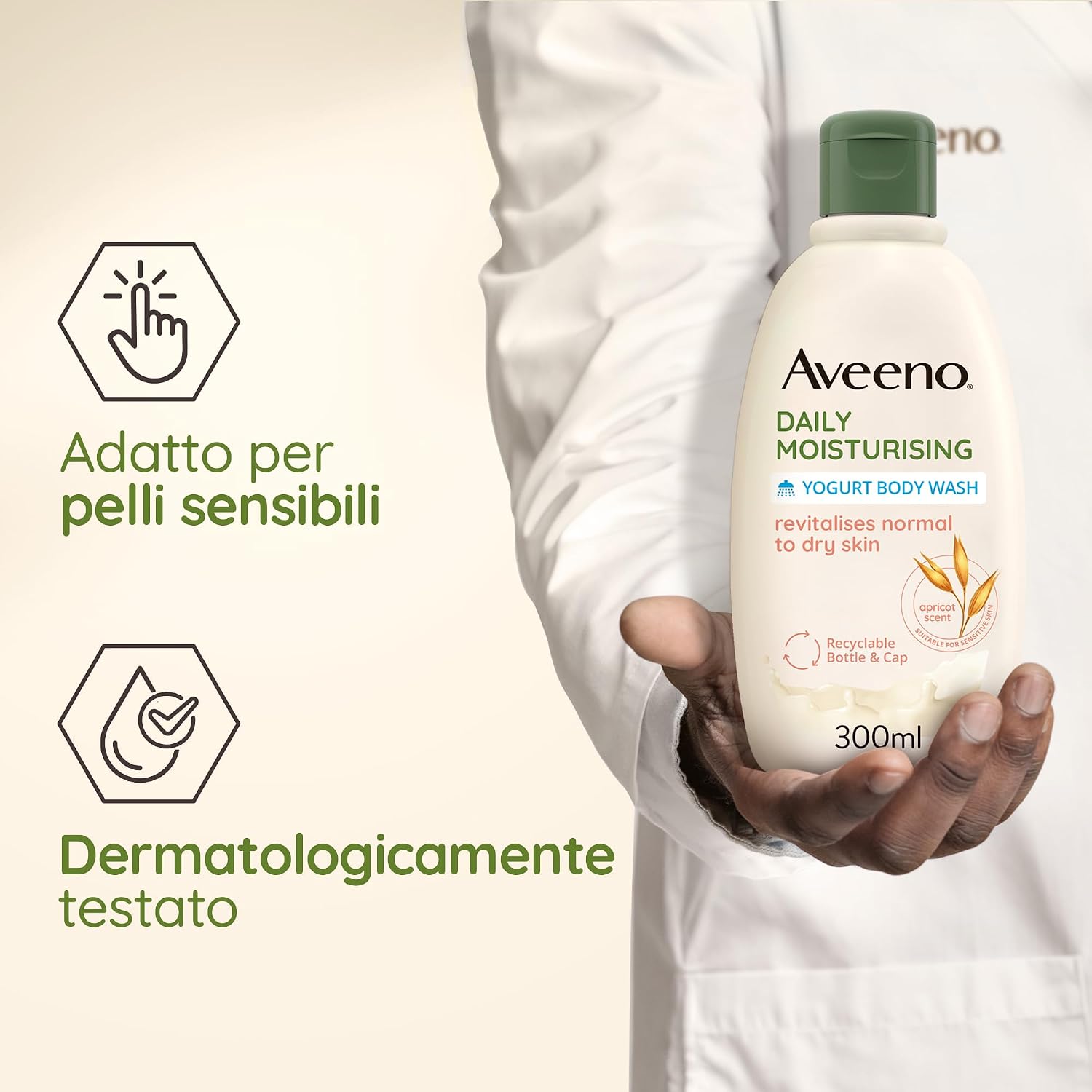 Detalle 2 de Aveeno Daily Moisturising Bagnodoccia 300 ml