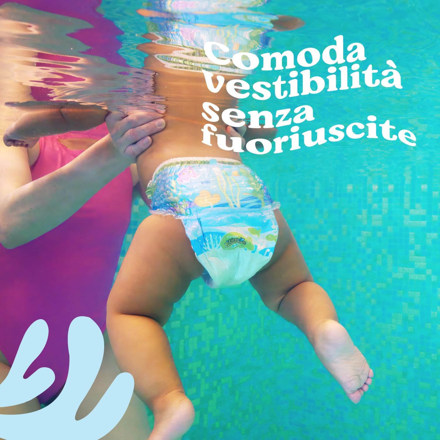 Detalle de Huggies Little Swimmers Pannolini Taglia 3-4 (7-15 kg) con Design Disney – 20 Pz