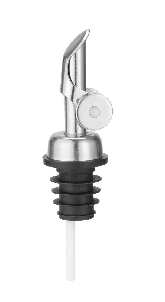 Detalle de HENDI Free-Flow Pourer for Olive Oil, Pack of 3, 18/8 Stainless Steel