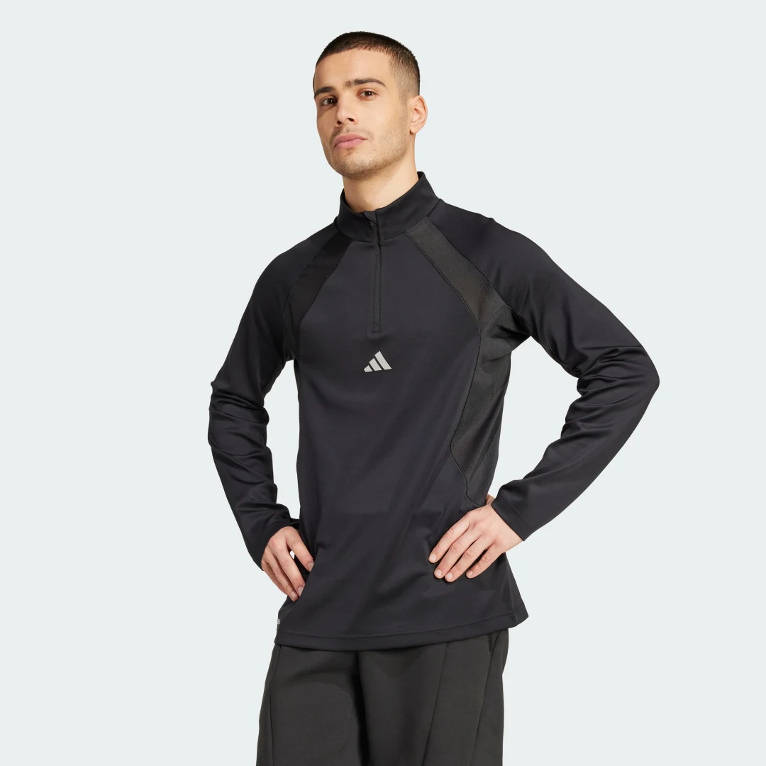 Detalle de Sudadera con cremallera hasta el pecho Tech Apparel de Adidas