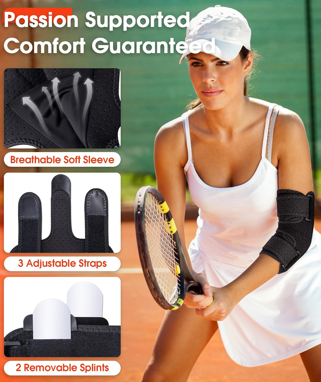 Detalle de OXYSAIKO Elbow Brace in Nylon and Neoprene