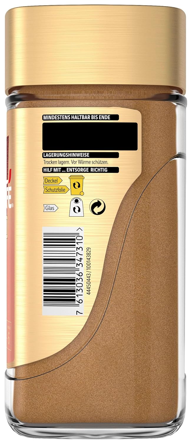 Detalle de NESCAFÉ GOLD Crema Kräftig & Schonend geröstet – löslicher Bohnenkaffee, 200 g