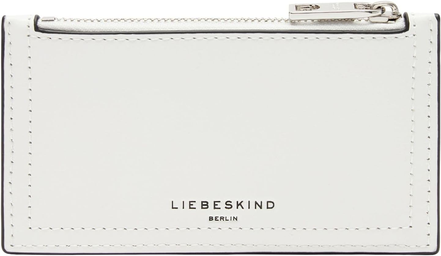 Detalle de LIEBESKIND Chudy New Wallet Purse – kompakter Kartenhalter aus genarbtem Schafsleder