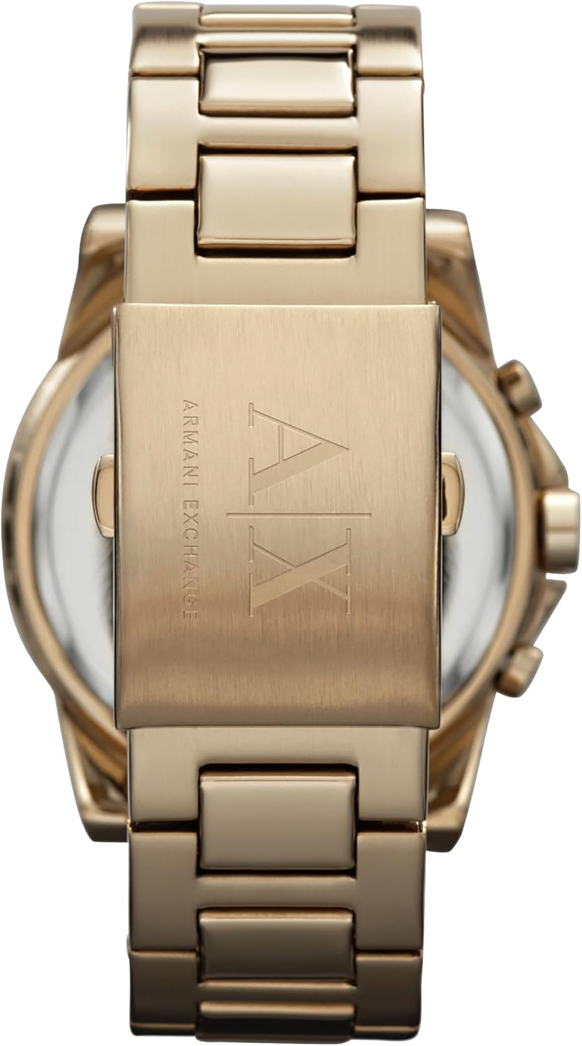 Detalle de Armani Exchange Herrenuhr Quarz-Chronograph, 45 mm Gehäuse aus Edelstahl