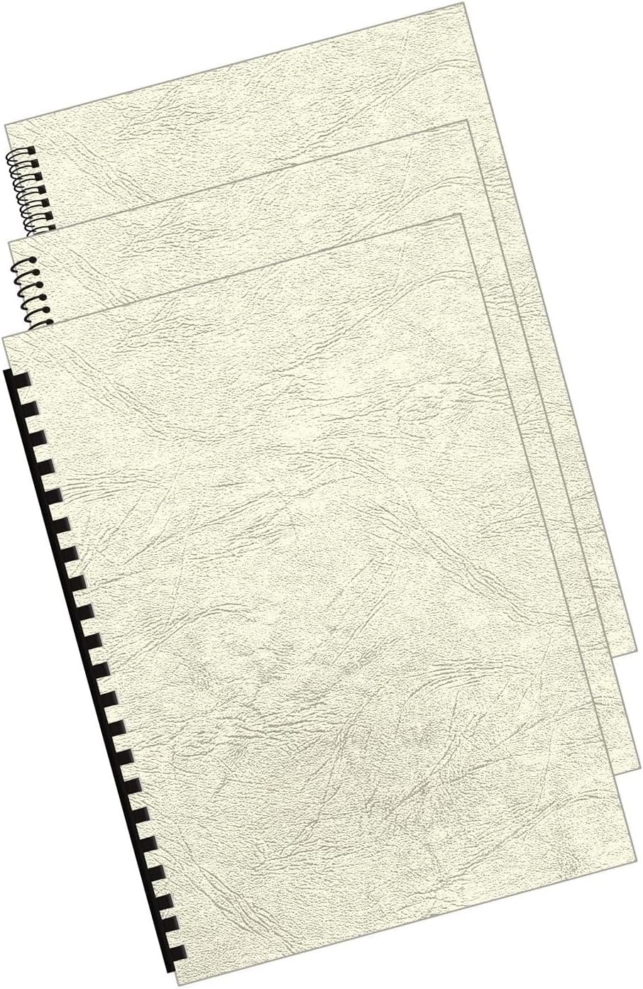 Thumbnail 2 de Fellowes 5370004 – Pack de 100 Couvertures Grain Cuir A4 Ivoire