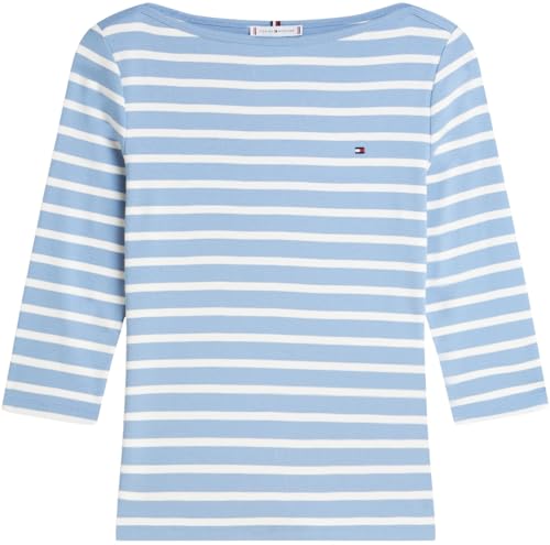 Thumbnail 4 de Tommy Hilfiger Slim Cody Boat-Nk camiseta L azul para mujer