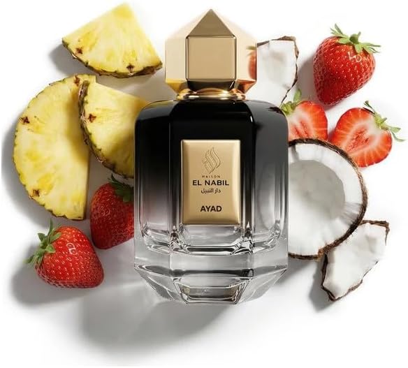 Detalle de AYAD – Eau de Parfum Dubai Mixte par Maison El Nabil, 65 ml – Tropical, Musqué et Gourmand