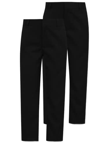 Detalle de 2PK Integriti Boys Adjustable Waist Regular Fit School Trousers (3–18 Years)