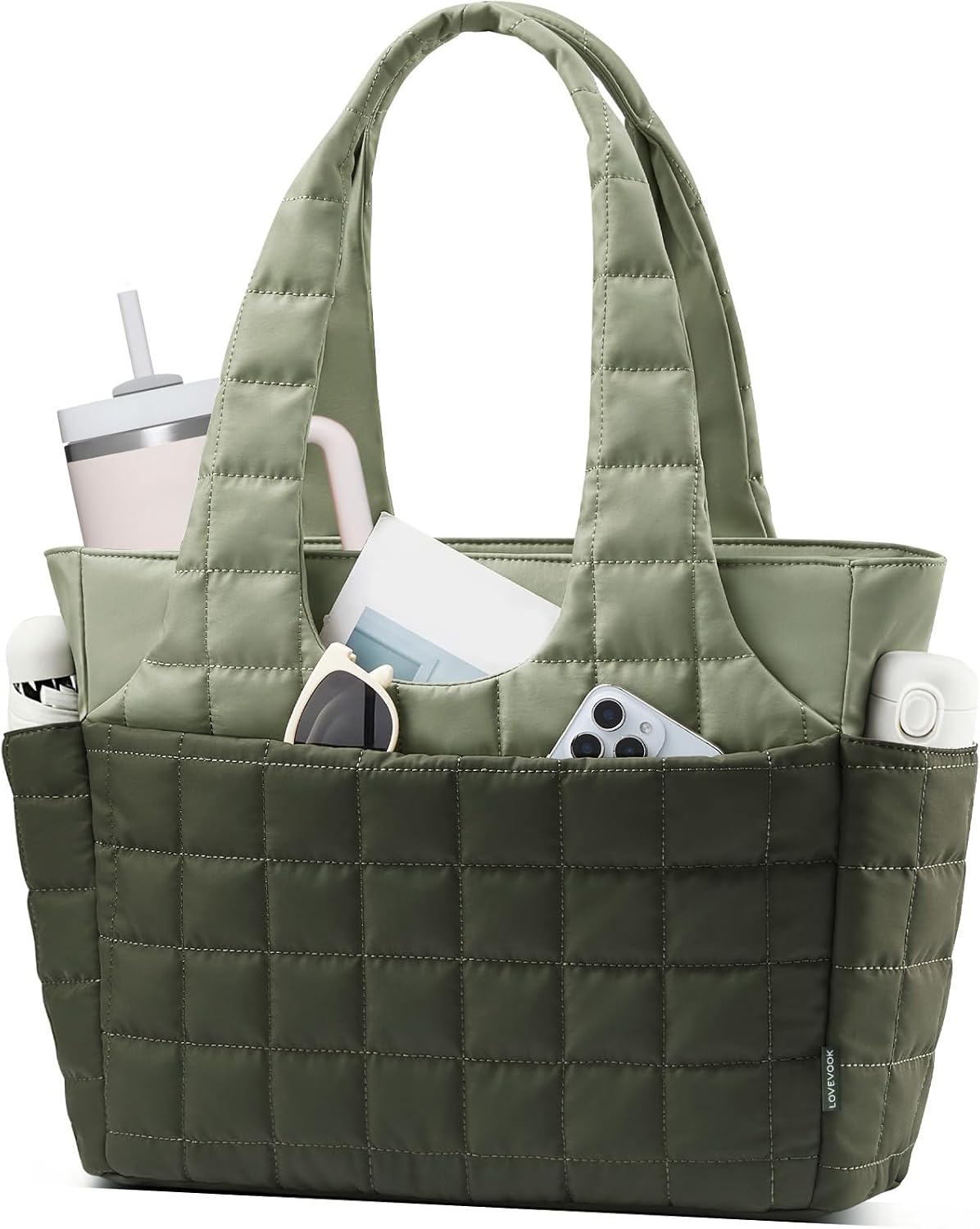 Thumbnail 6 de LOVEVOOK Quilted Tote Bag