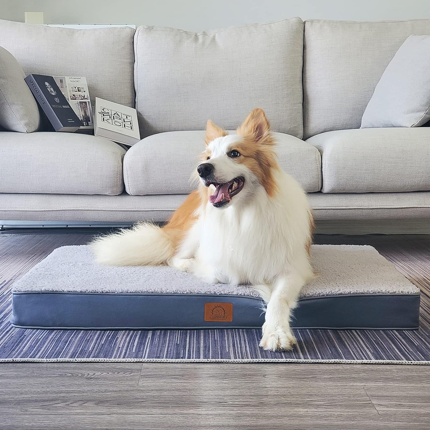 Detalle 1 de Sunheir Orthopedic Dog Bed 3-inch