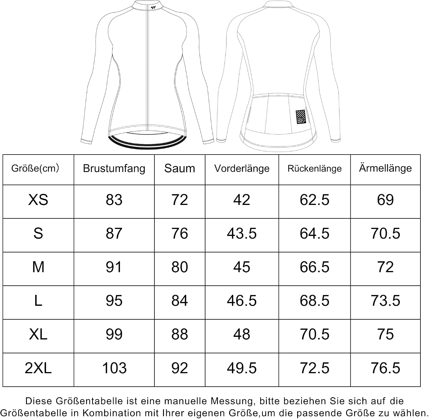 Thumbnail 6 de Wulibike Radtrikot Damen 3 Taschen đŽâ