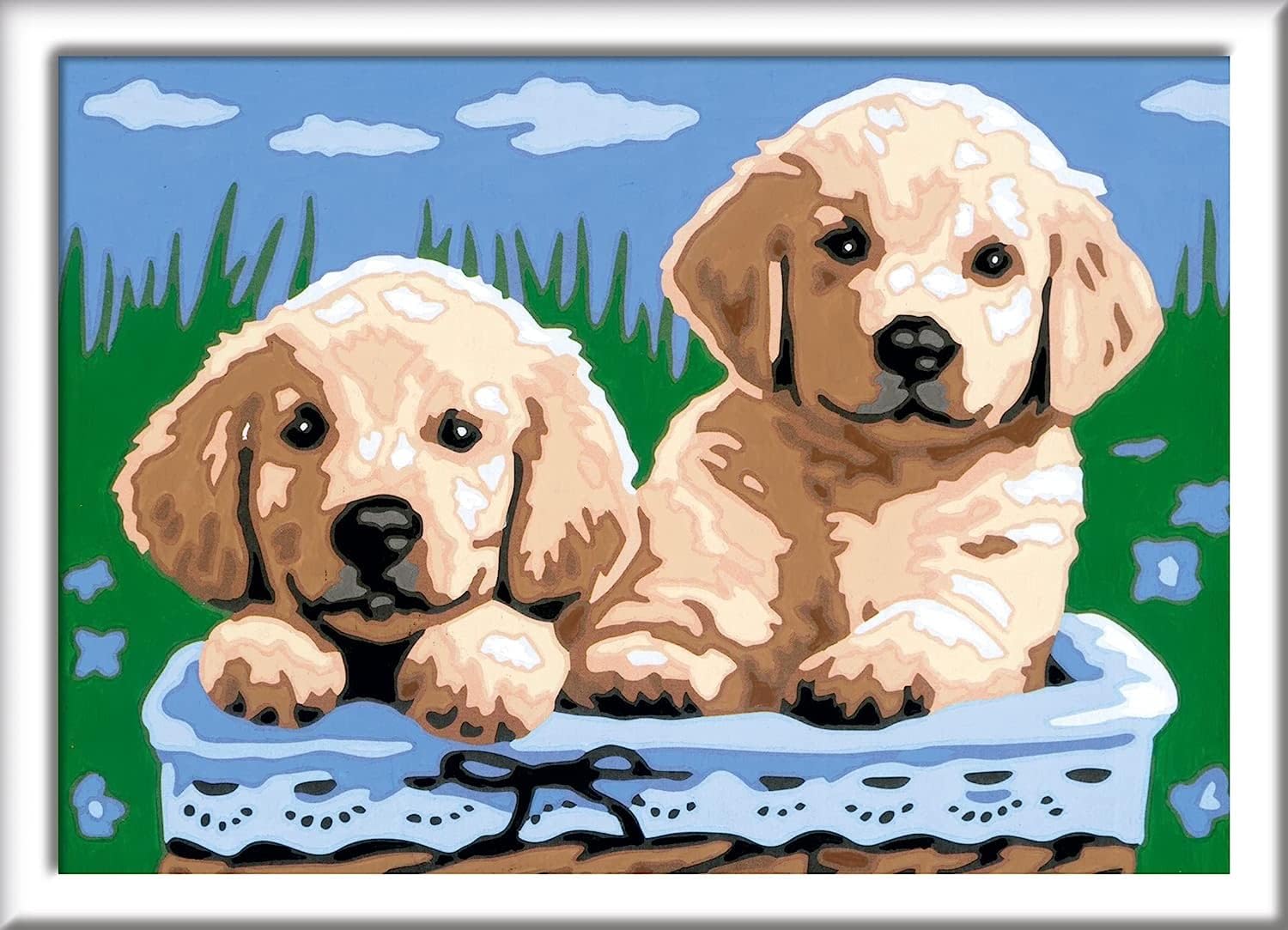 Detalle 2 de Ravensburger Creart Classic Cani Retriever 13x18 cm 🎨
