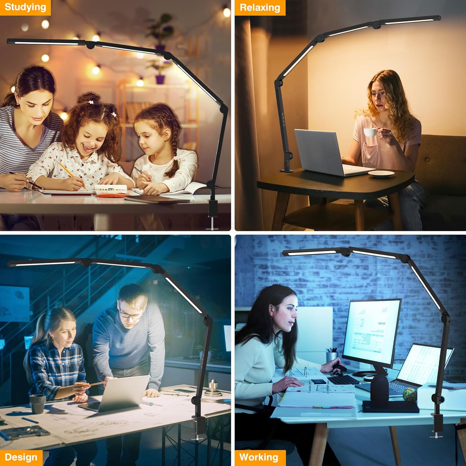 Detalle 2 de AILBTON Schreibtischlampe Clip LED