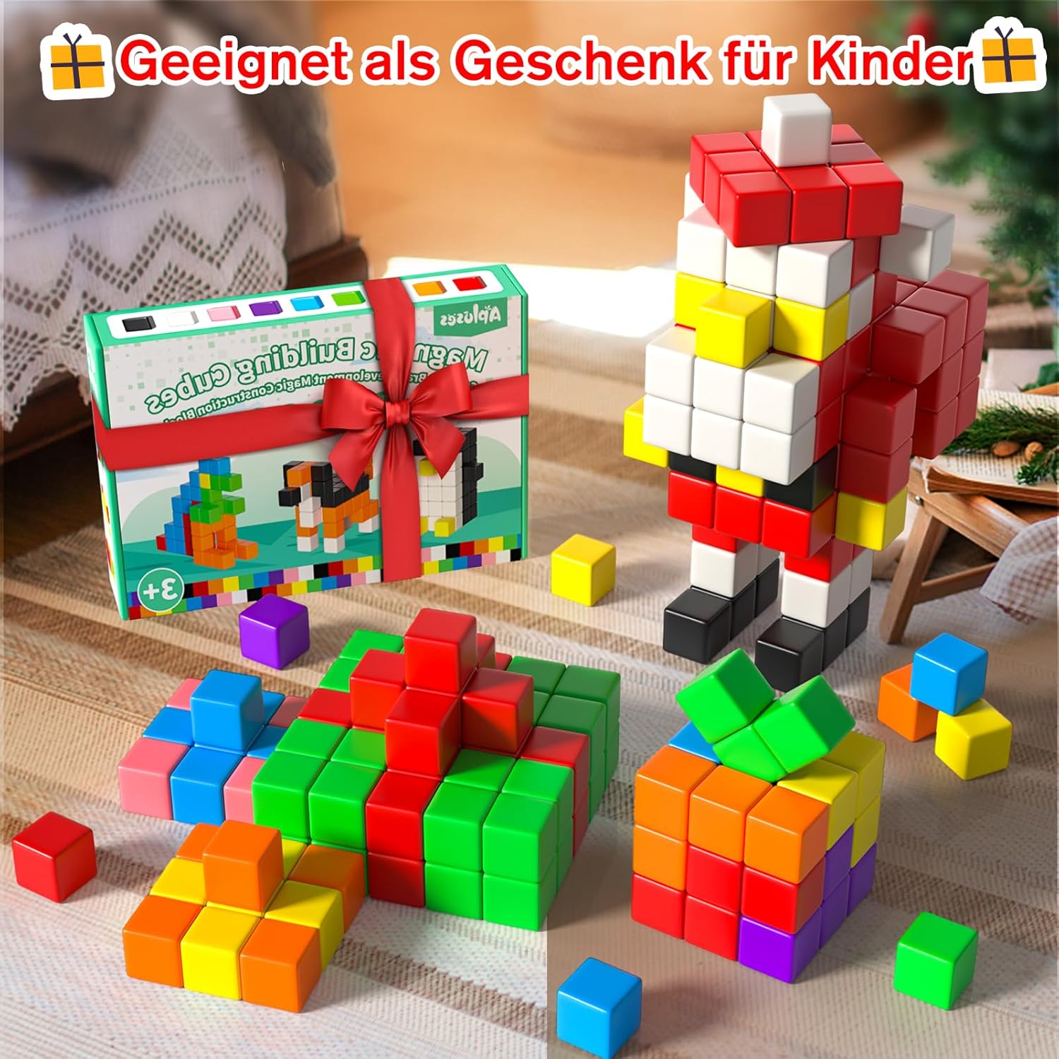 Thumbnail 6 de Apluses 54-teilige Magnetbausteine fĂĽr Kinder đź§©