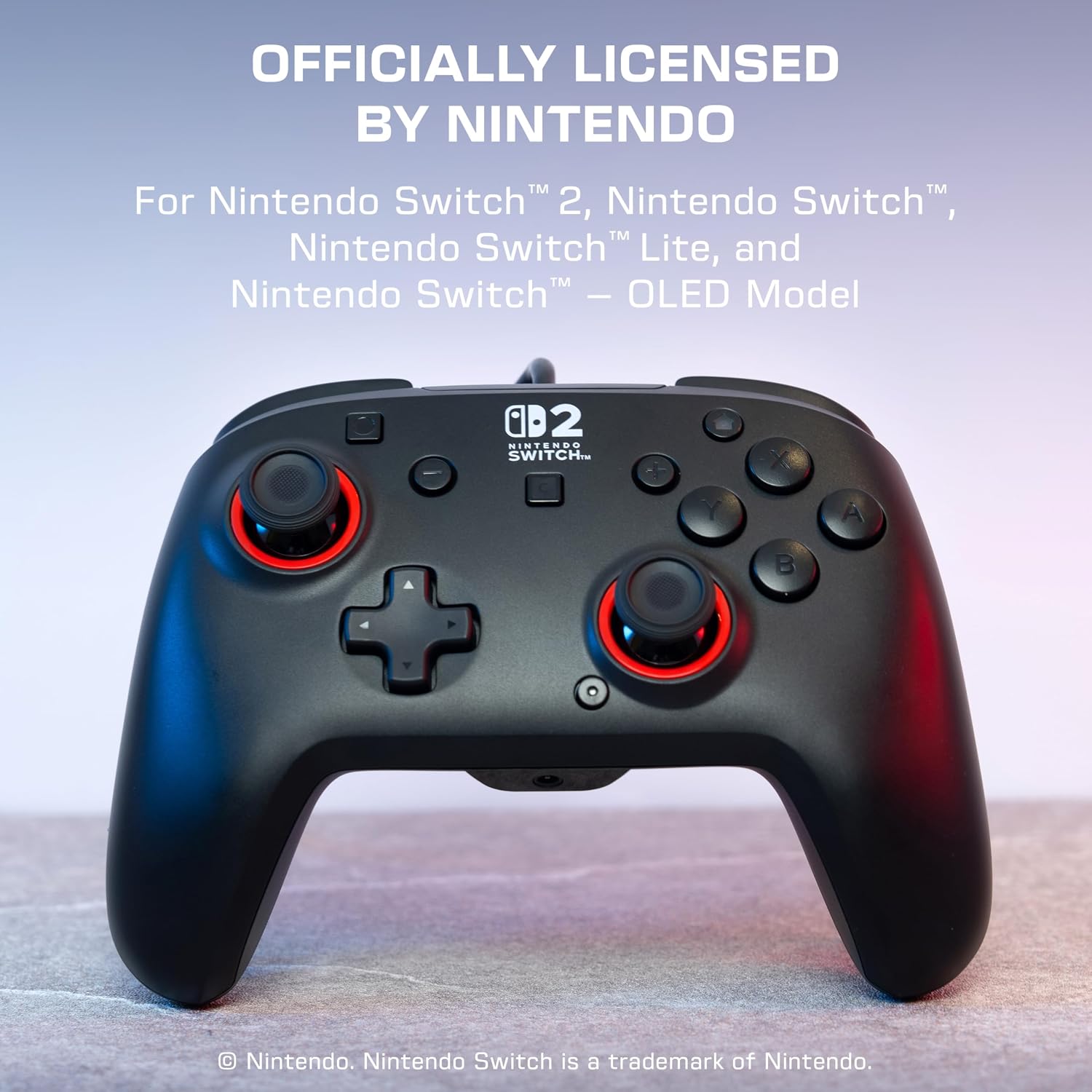 Detalle 2 de Turtle Beach Rematch – kabelgebundener RGB-Gaming-Controller, offiziell lizenziert für Nintendo Switch