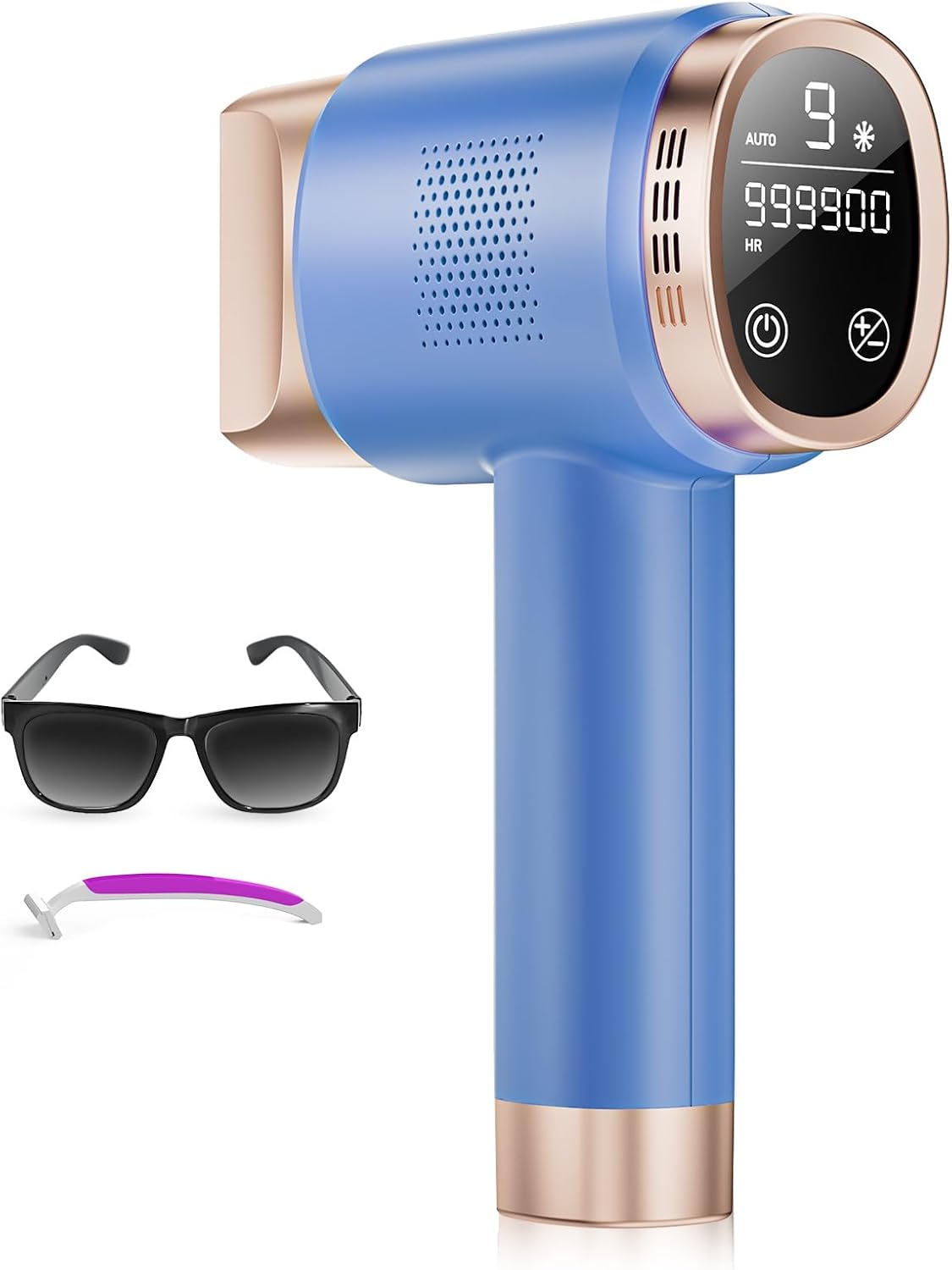 Detalle de Finequin FZ-608G IPL Hair Removal Device with 41°F Cooling and 9 Intensity Levels