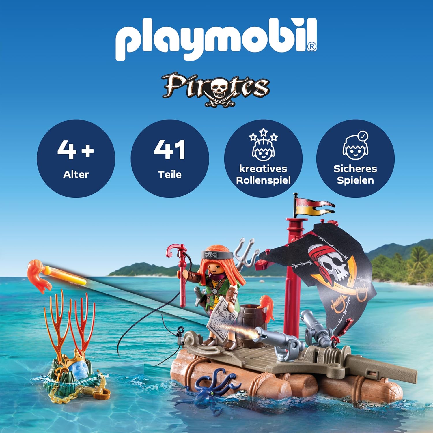 Detalle 2 de Playmobil 71794 Schatzbergung 4 Jahre