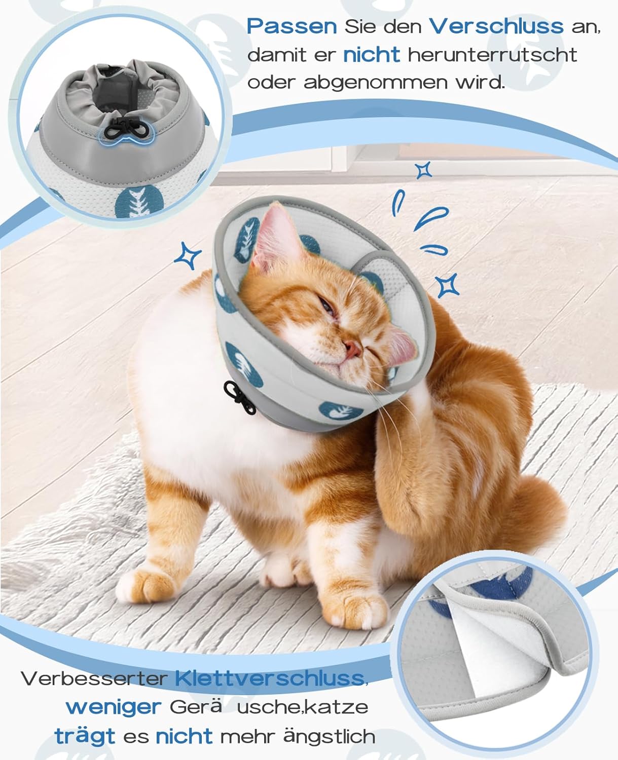 Thumbnail 5 de Supet Halskrause Katze S, grau