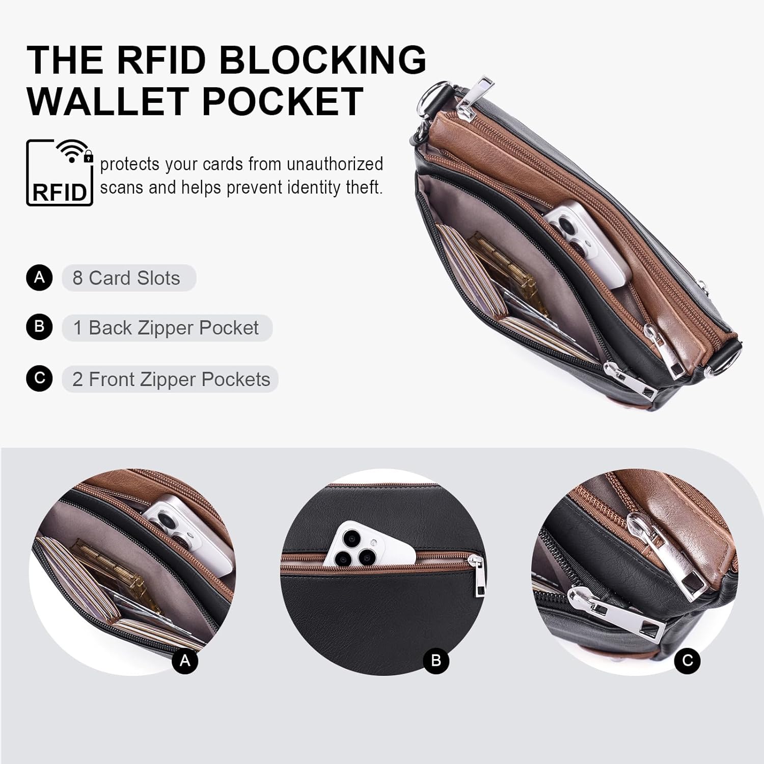 Thumbnail 4 de Lexiyat Cross Body Bag 27cm RFID