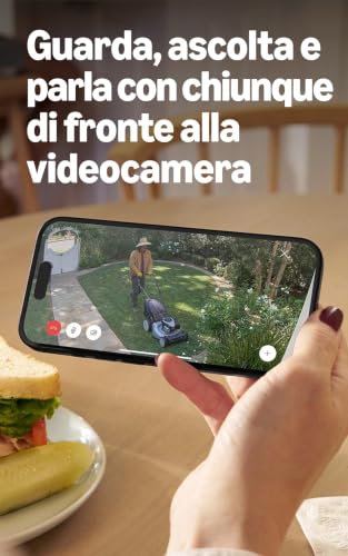 Detalle 2 de Ring Stick Up Cam + Videocamera interna: kit di sicurezza domestica completo