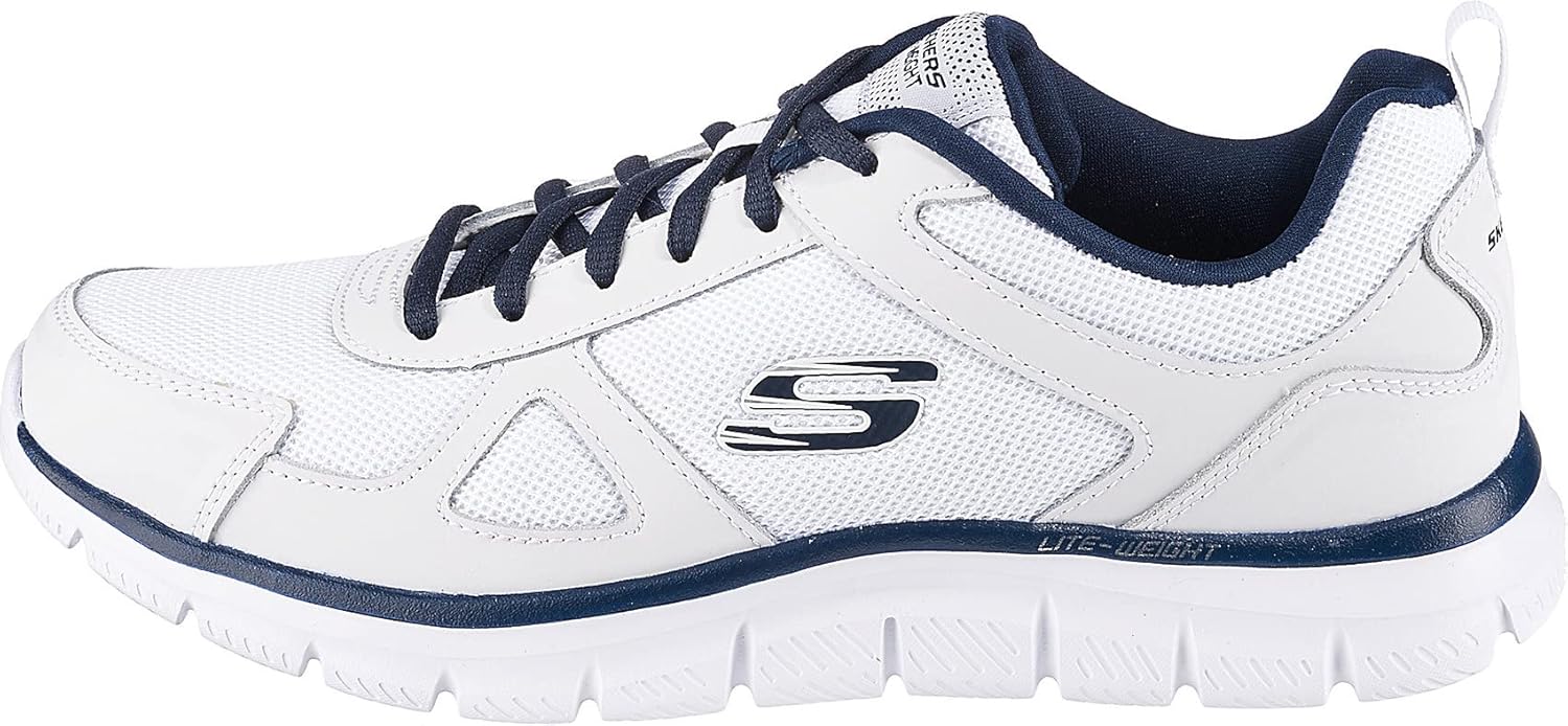 Detalle de Skechers Sport Mens Track SCLORIC Laufschuhe – Black/Red BKRD, 44 EU