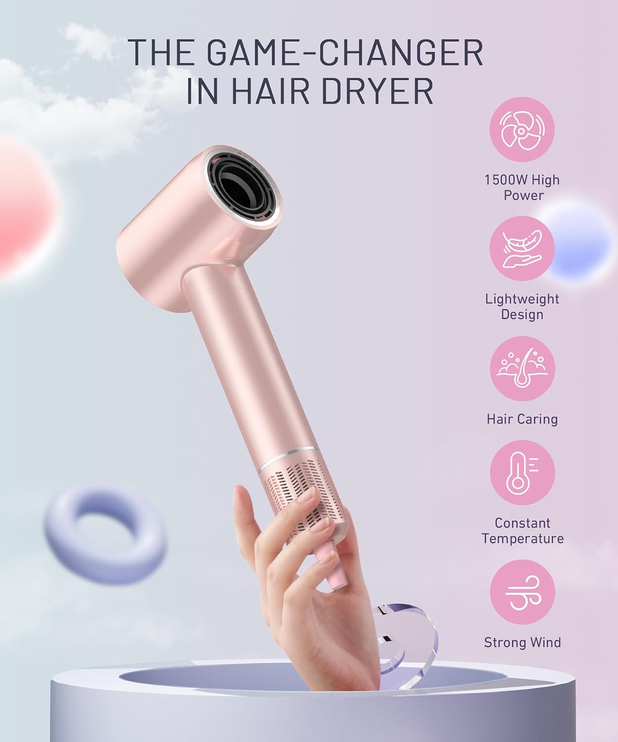 Thumbnail 6 de Cosy Companions High-Speed Ionic Hair Dryer 150000RPM 📯