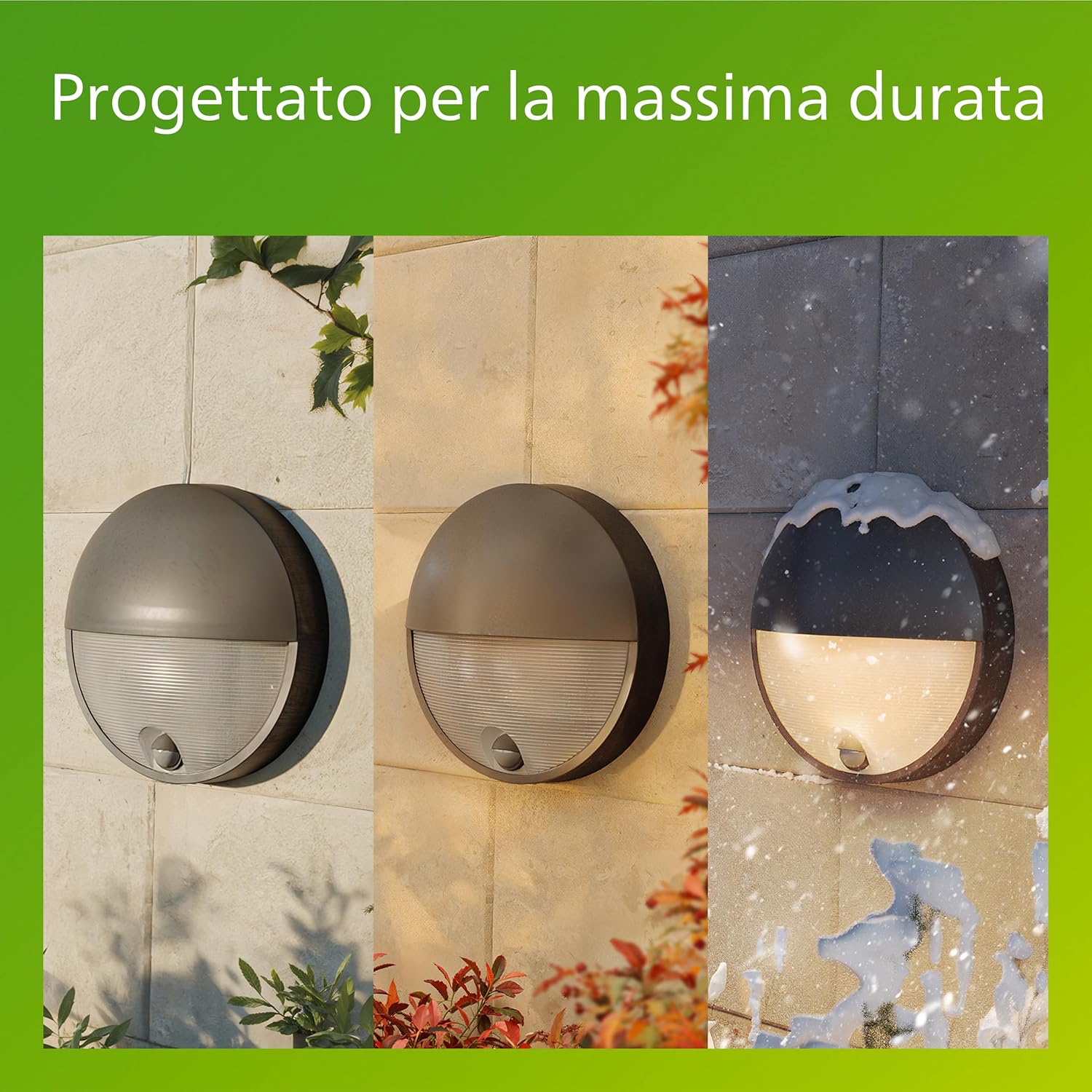 Thumbnail 4 de Applique da esterno Philips Capricorn IR con sensore di movimento, 800 lm e 2700 K, IP44, alluminio grigio antracite