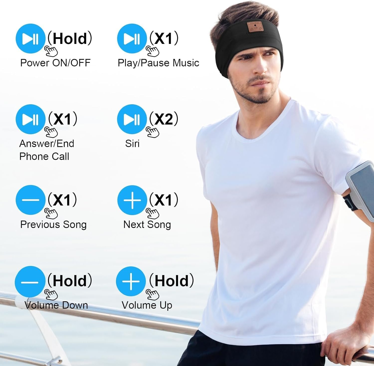 Thumbnail 5 de 2-Pack Wireless Bluetooth 5.4 Headband Headphones