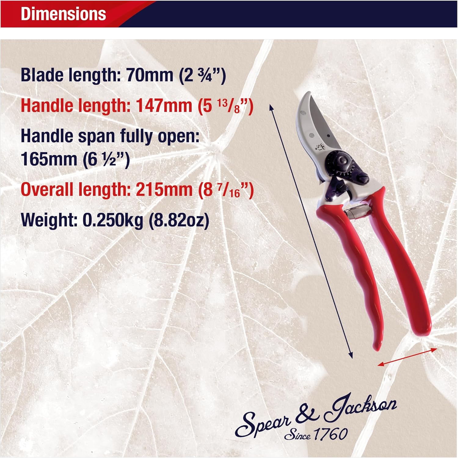 Thumbnail 5 de Spear & Jackson 6659BS/13 Heavy Duty Bypass Secateurs