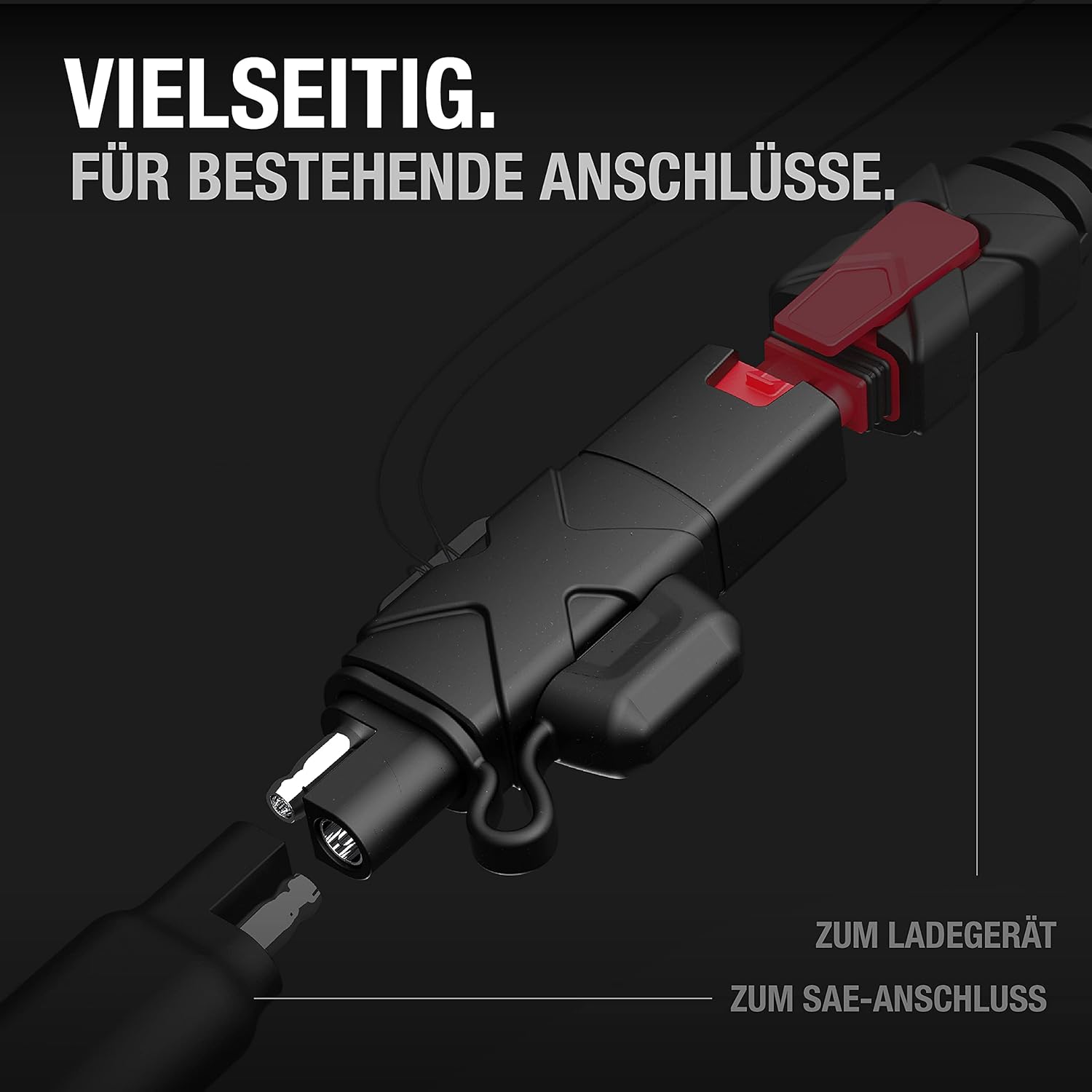 Detalle de NOCO GC009 X-Connect SAE-Adapter-Zubehör für Genius Smart Batterieladegeräte