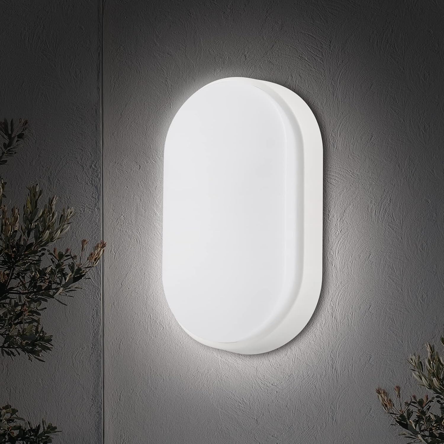 Detalle de Oval 18W LED Bulkhead Light 4000K IP65