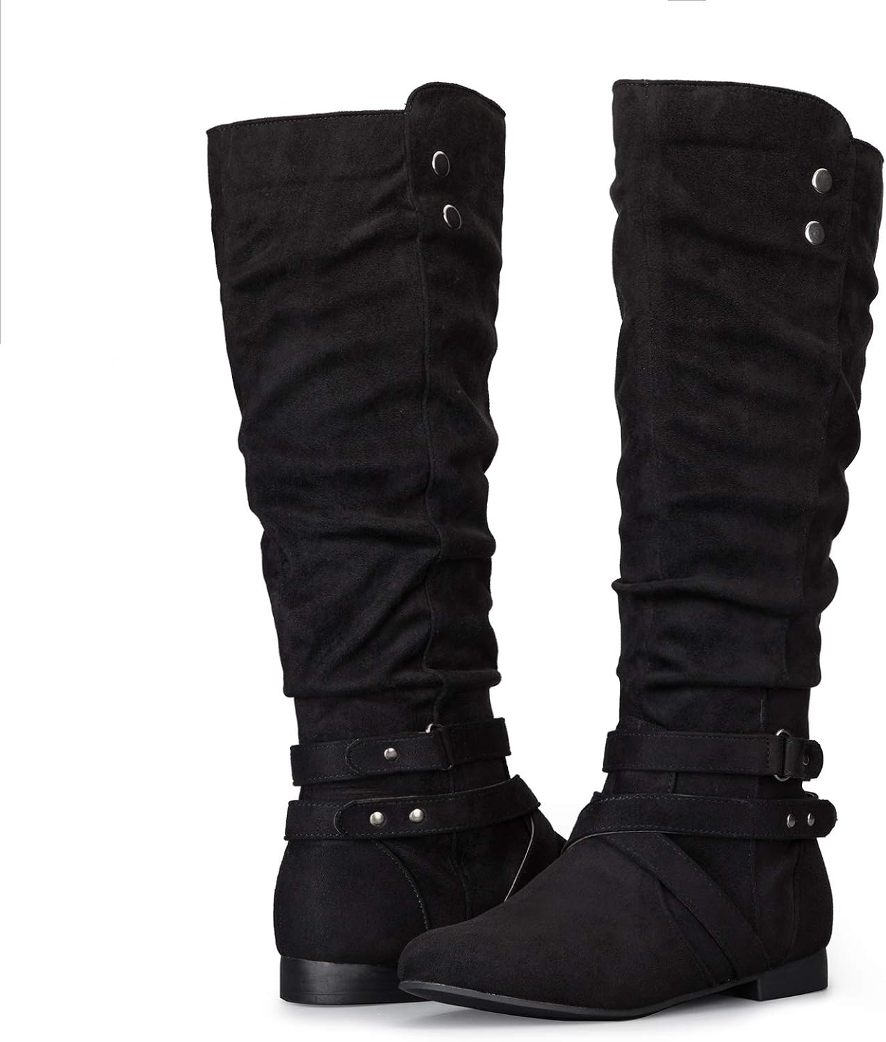 Detalle 2 de mysoft Women's Knee-High Boots, Suede