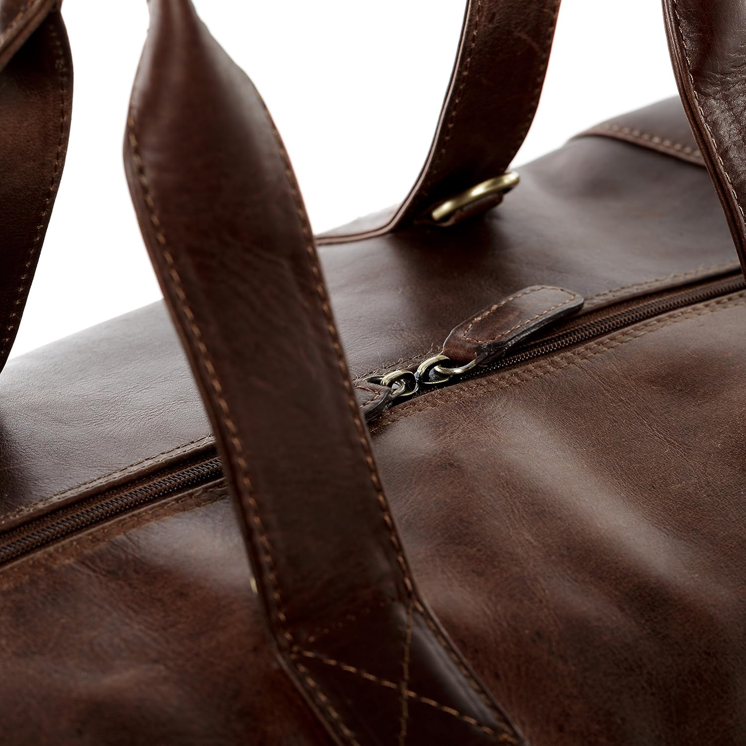 Detalle 2 de SID & VAIN Bristol XXL Real Leather Travel Bag Holdall