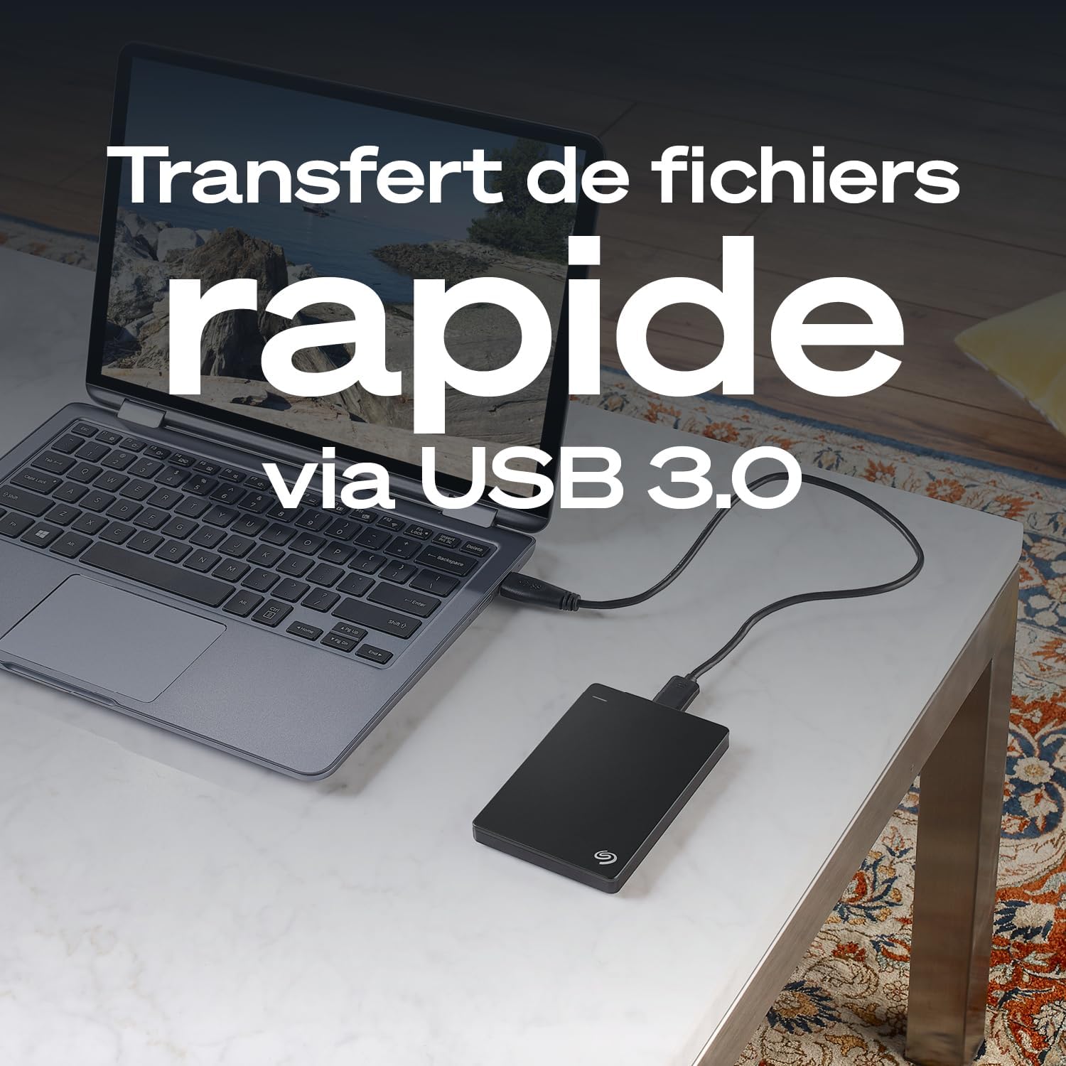 Thumbnail 5 de Seagate Portable Amazon Special Edition 5 To (STGX5000400) : disque dur externe USB 3,0 pour Mac et PC