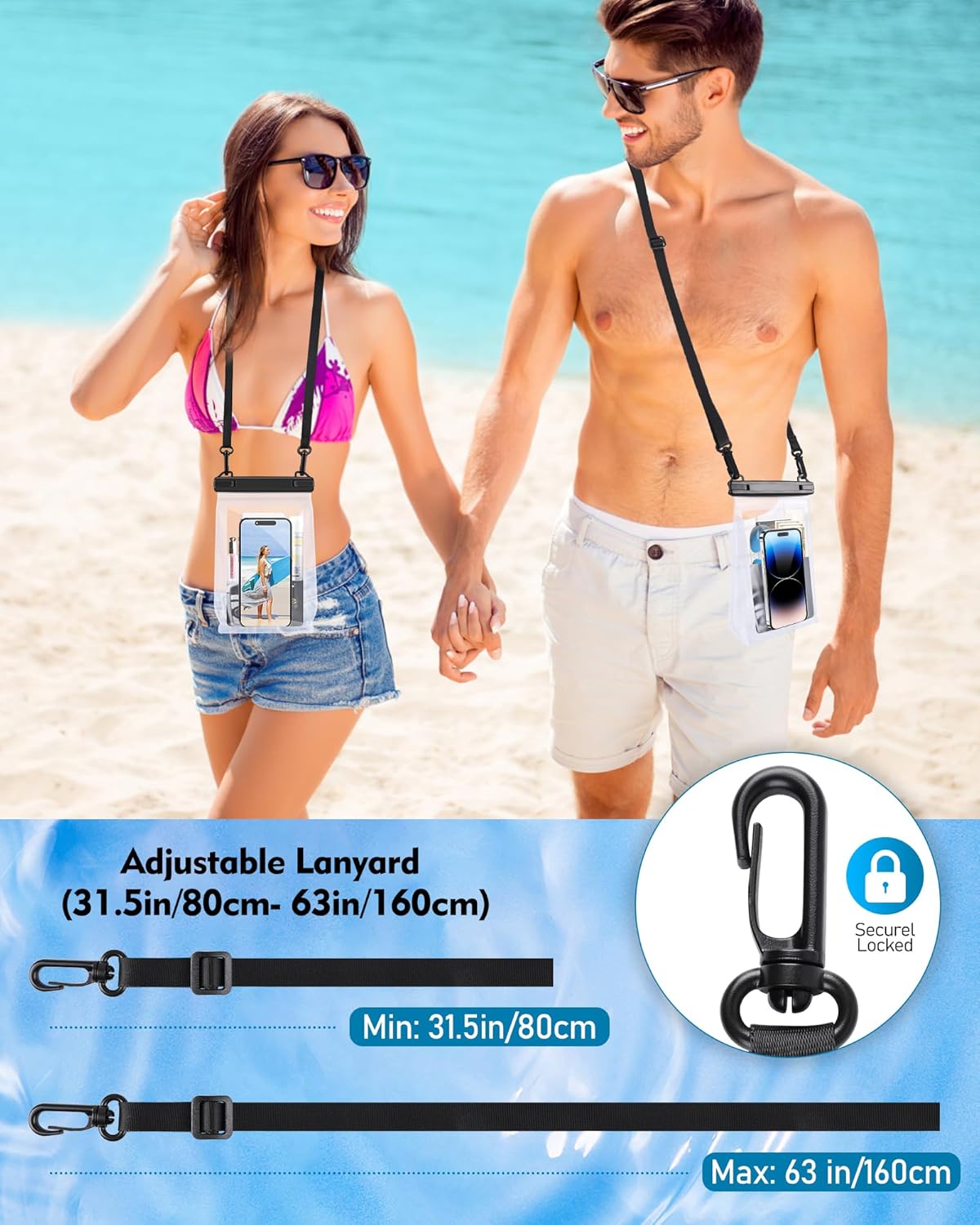 Thumbnail 5 de MR.LUYU Funda Impermeable y Estanca para Teléfonos